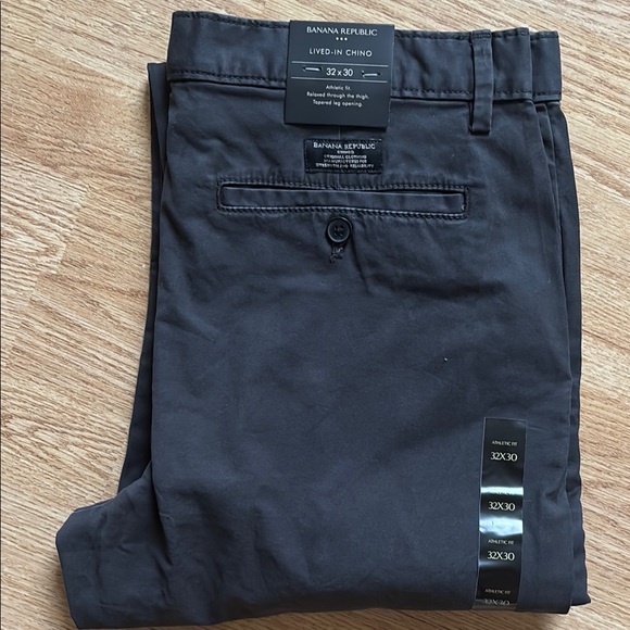 Banana Republic Other - Banana Republic charcoal Chino Khakis athletic fit. NWT